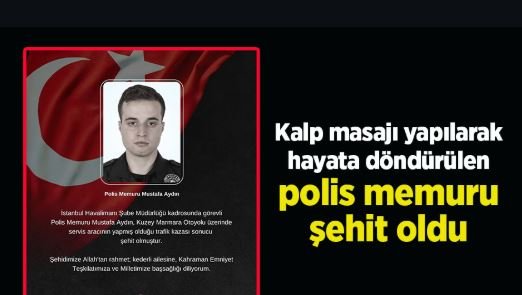Kuzey Marmara Otoyolu'ndaki kazada 1 polis memuru şehit oldu
