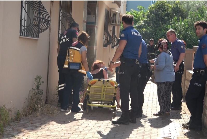 Kendini kilitlediği evi yakmaya çalıştı, yakalanınca sinir krizi geçirdi