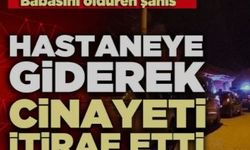 Hastaneye giderek cinayeti itiraf etti