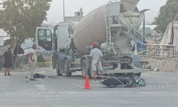 Beton mikseri motosikleti ezdi: 2 ölü