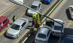 Çarşıda trafik kazası!