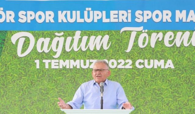 BÜYÜKKILIÇ’TAN AMATÖR SPOR KULÜPLERİNE DESTEK