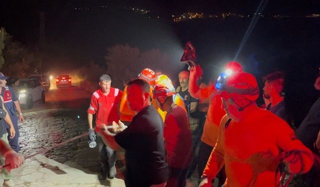 Bursa’daki yangına gönüllü geldiler, uçurumda can verdiler