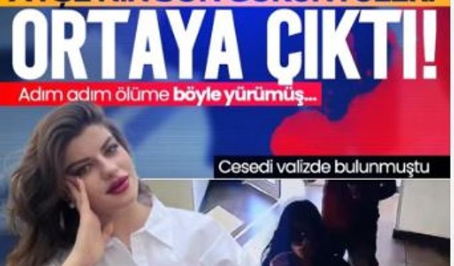 Valizde cesedi bulunan Ayşe Tokyaz'ın son görüntüleri ortaya çıktı